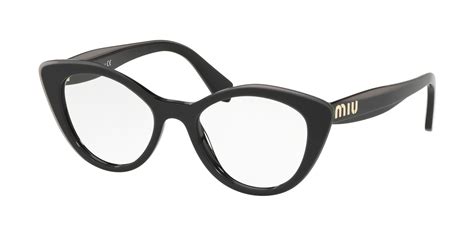 miu miu black glasses|miu glasses for women.